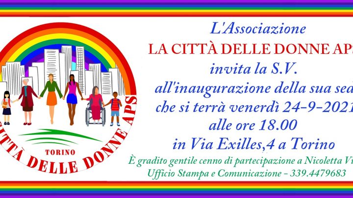 Invito Inaugurazione sede per venerdì 24 settembre